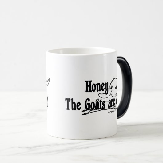 Geitenvlees en -Mok Magische Mok (Voorkant rechts)