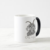 Geitenvlees en -Mok Magische Mok (Voorkant rechts)