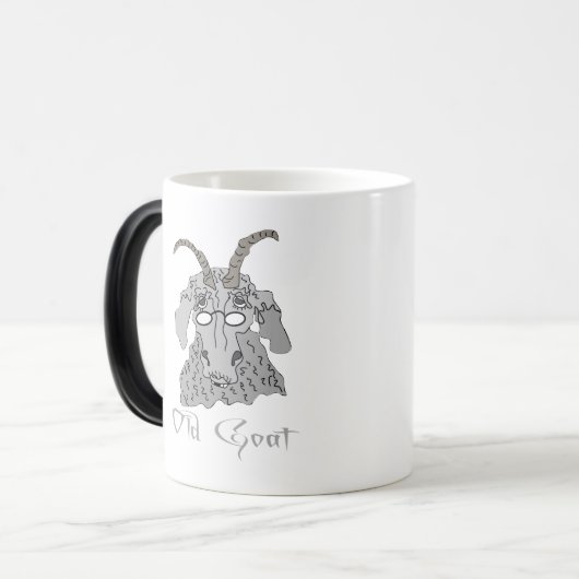 Geitenvlees en -Mok Magische Mok (Voorkant links)