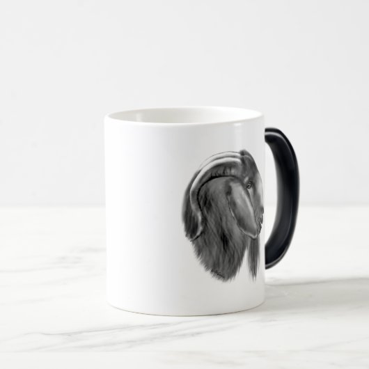 Geitenvlees en -Mok Magische Mok (Voorkant rechts)