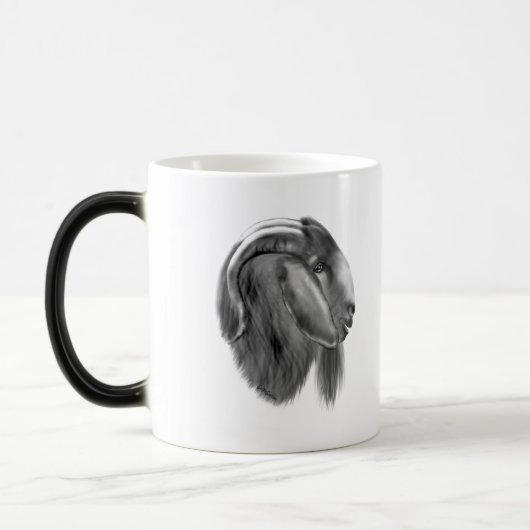 Geitenvlees en -Mok Magische Mok (Links)