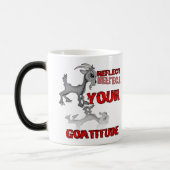 Geitenvlees en -Mok Magische Mok (Links)