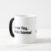 Geitenvlees en -Mok Magische Mok (Voorkant links)