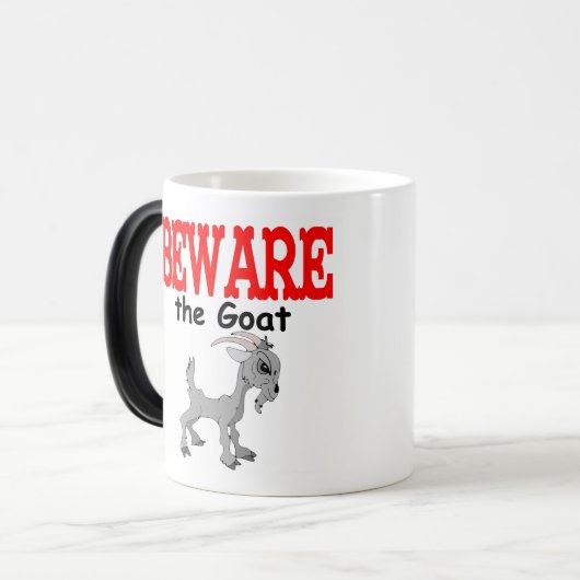 Geitenvlees en -Mok Magische Mok (Voorkant links)