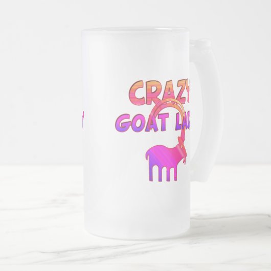 Geitenvlees en -Mok Matglas Bierpul (Voorkant rechts)