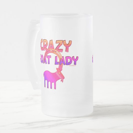 Geitenvlees en -Mok Matglas Bierpul (Voorkant links)