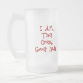 Geitenvlees en -Mok Matglas Bierpul (Links)