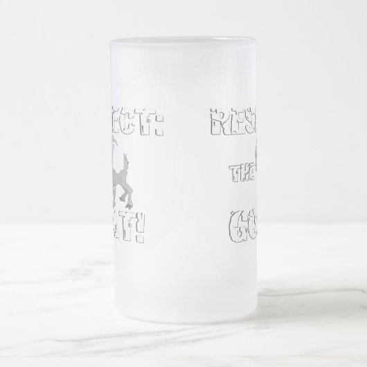 Geitenvlees en -Mok Matglas Bierpul (Center)