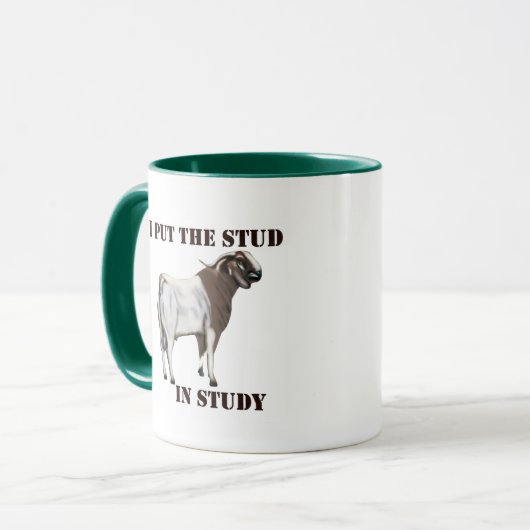 Geitenvlees en -Mok Mok (Voorkant links)