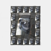 Geitenvlees Fleece Deken (Voorkant)