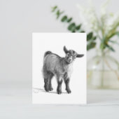 Geitenvlees G097 Briefkaart (Staand voorkant)