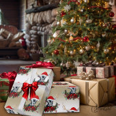 Geitenvlees met kersttaart Alpiene Baby Goat Antle Cadeaupapier