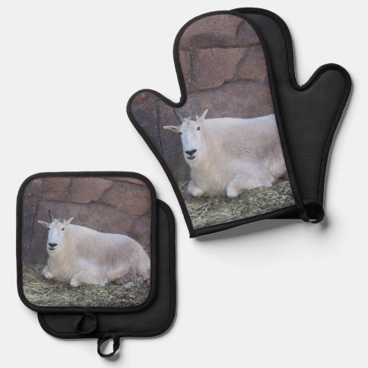 Geitenvlees Ovenwant & Pannenlap Set (Voorkant / Achterkant)