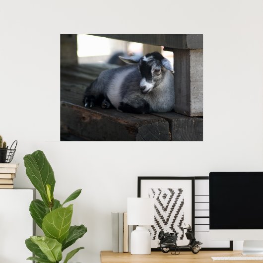 Geitenvlees Poster (Thuiskantoor)