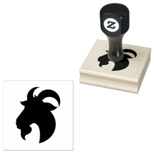 Geitenvlees Rubberstempel