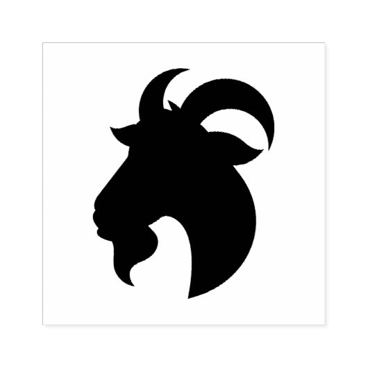 Geitenvlees Rubberstempel (Afrduk)