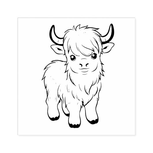 Geitenvlees Rubberstempel (Afrduk)