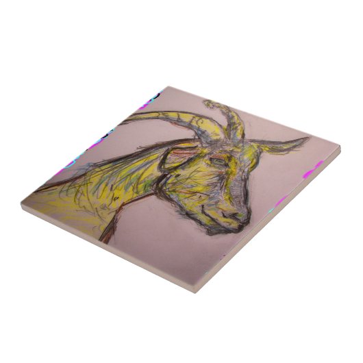 Geitenvlees Tegeltje (Zijkant)