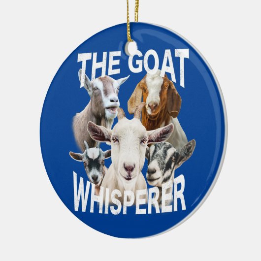 Geitenvlees van de geit keramisch ornament (Links)