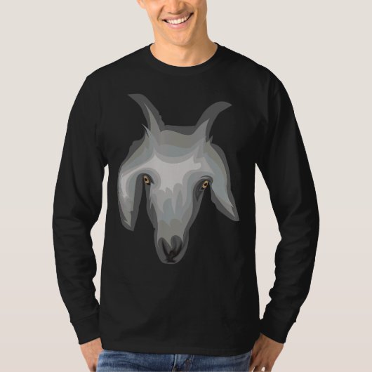 Geitenvlees van gekweekte geiten 3 t-shirt (Voorkant)