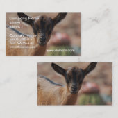 Geitenvlees Visitekaartje (Voorkant / Achterkant)