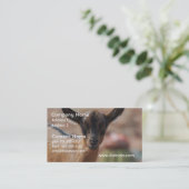 Geitenvlees Visitekaartje (Staand voorkant)