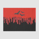 Geitenvlekken en rode druppelaar Bloedhalloween Pa Tissuepapier (Voorkant)