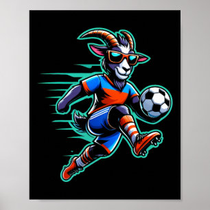 Geitenvoetbal Byll Jongens Kids Poster