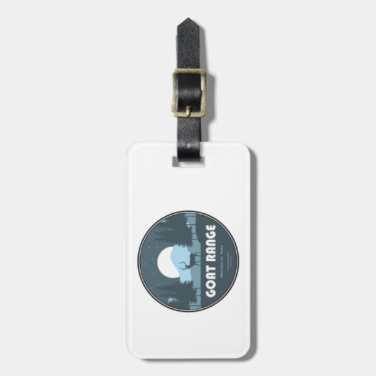 Geitenweide Provinciaal Park Herten Bagagelabel (Voorkant verticaal)