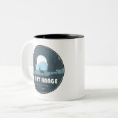 Geitenweide Provinciaal Park Herten Tweekleurige Koffiemok (Voorkant links)