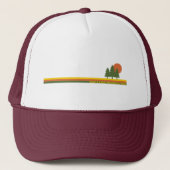 Geitenweiden Provinciepark Pine Trees Sun Trucker Pet (Voorkant)