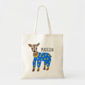 Geitenwissing van pyjama's, gepersonaliseerd tote bag (Voorkant)