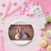 Geitfoto Papieren Bordje (Feest)