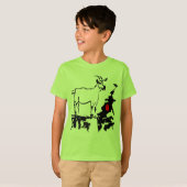 Geitgesteente Vietnamees Jaar Zodiac Kinder T T-shirt (Voorkant volledig)