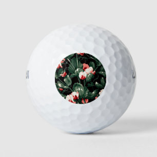 Geitic Flower Pattern Transparent Aesthetic Flower Golfballen