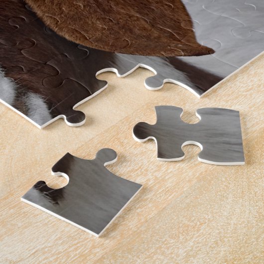 Geitje glimlachen legpuzzel (Zijkant)