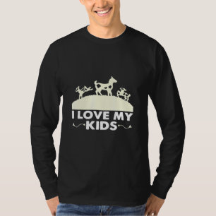 Geitje ik hou van mijn Kinder geit T-shirt