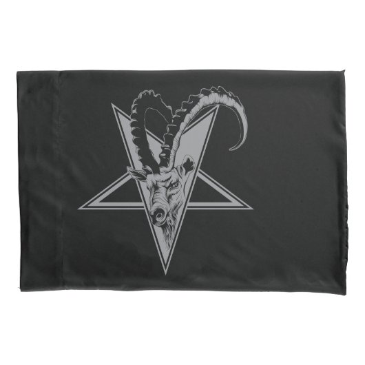 Geitje in een Pentagram Kussensloop (Voorkant)