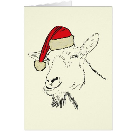 Geitje met een Santa Hat-afbeelding (Voorkant)