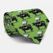 Geitje op een Stropdas (Opgerold)