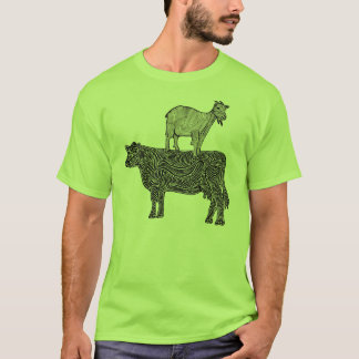 Geitje op een T-shirt