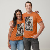 Geitman Cryptid CCTV Glitch Horror Waarneming jong T-shirt (Unisex)