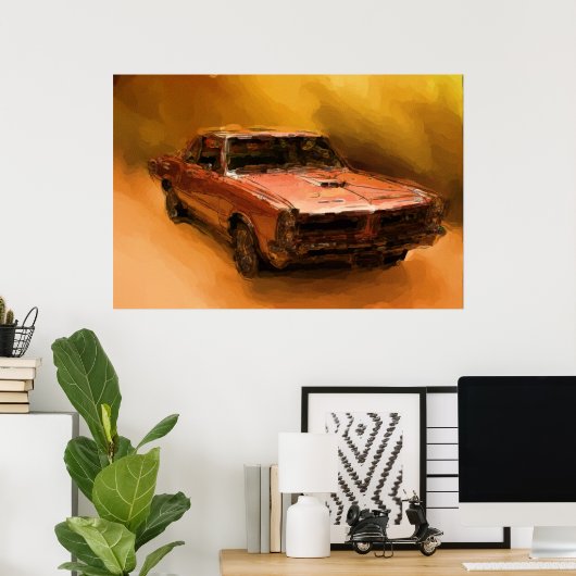 Geitschilderij Poster (Thuiskantoor)