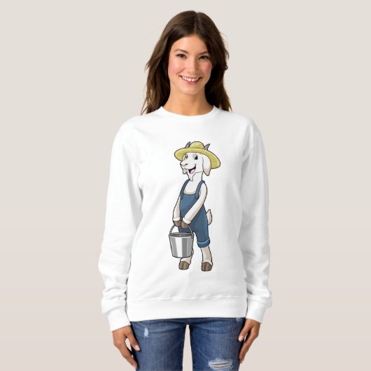 Geitte als boer met Bucket Trui (Voorkant volledig)