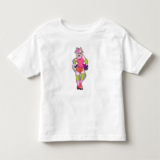 Geitte als gealigneerde Skater met gealigneerde Sc Kinder Shirts (Voorkant)