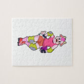 Geitte als gealigneerde Skater met gealigneerde Sc Legpuzzel (Horizontaal)