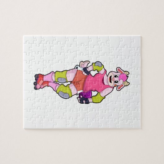 Geitte als gealigneerde Skater met gealigneerde Sc Legpuzzel (Horizontaal)