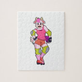 Geitte als gealigneerde Skater met gealigneerde Sc Legpuzzel (Verticaal)