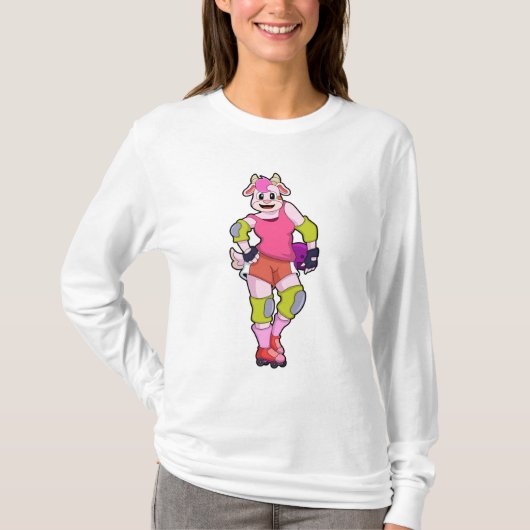 Geitte als gealigneerde Skater met gealigneerde Sc T-shirt (Voorkant)