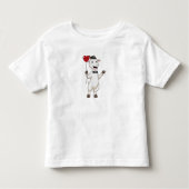 Geitte als Groom met Heart Balloon Kinder Shirts (Voorkant)
